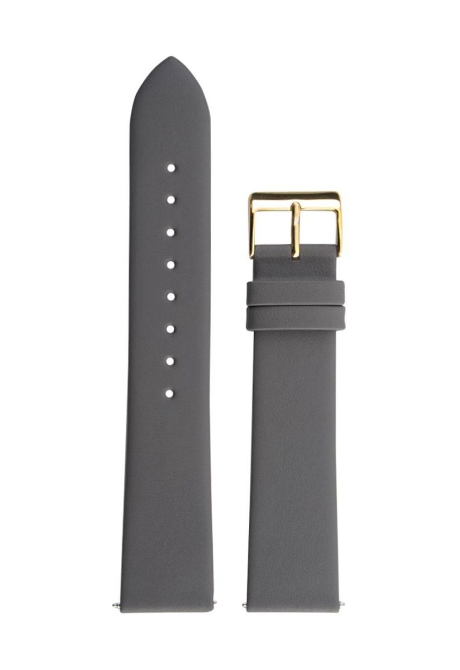 Junghans Leather Strap Xs Soft Grey, 20Mm Clearance