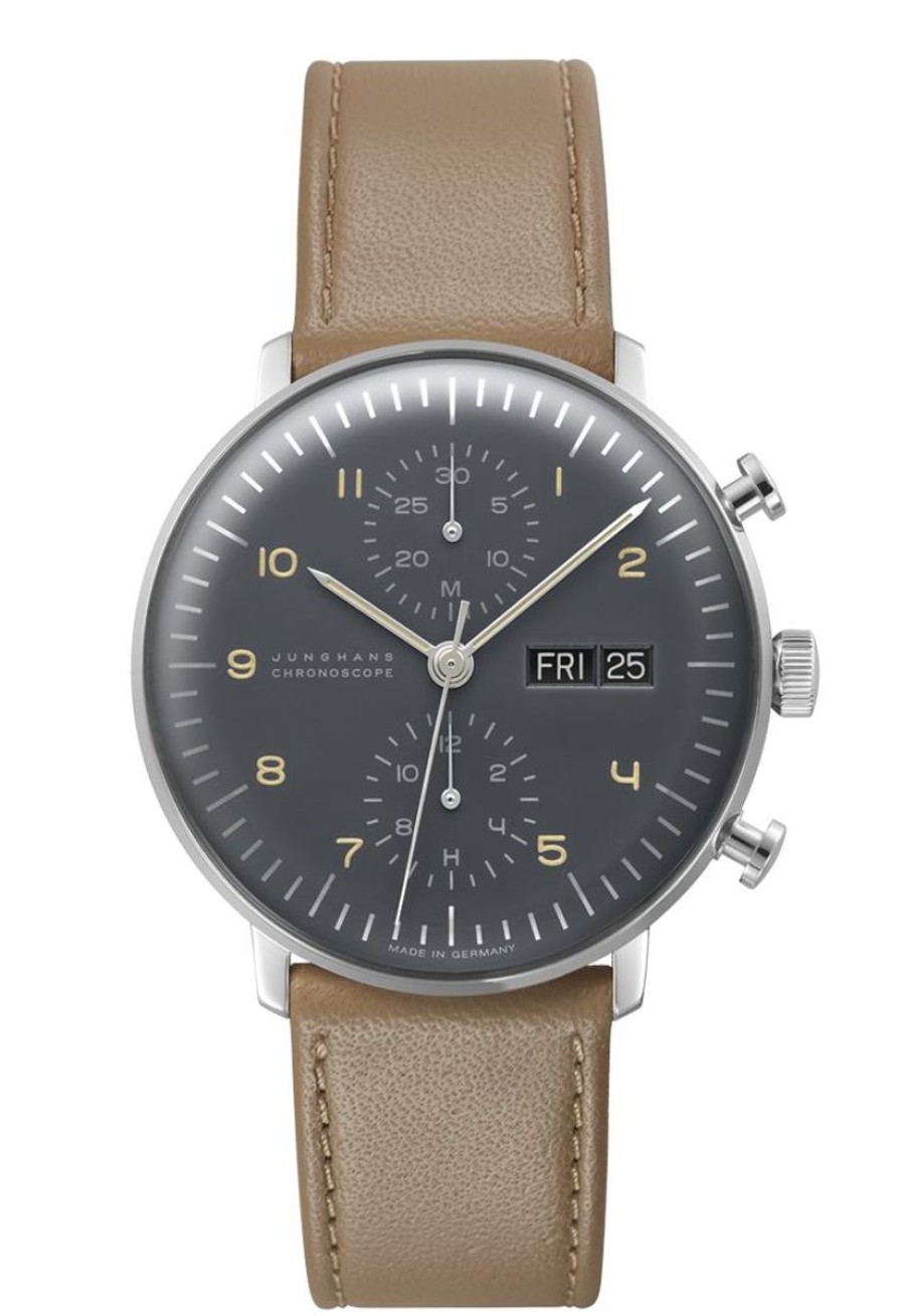 Junghans Max Bill Chronoscope, Datum Englisch Hot